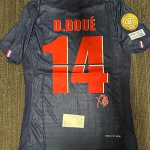 #14 D. DOUE PSG 25/26 Home | Player Version | Size Medium